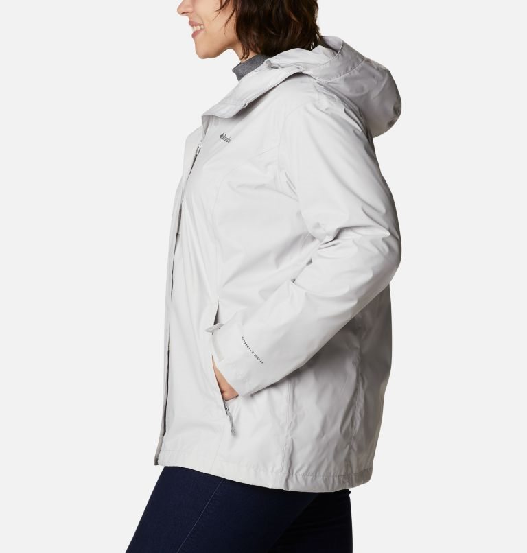 Women's Columbia Arcadia II Jackets White | Plus Size CA-W8A54